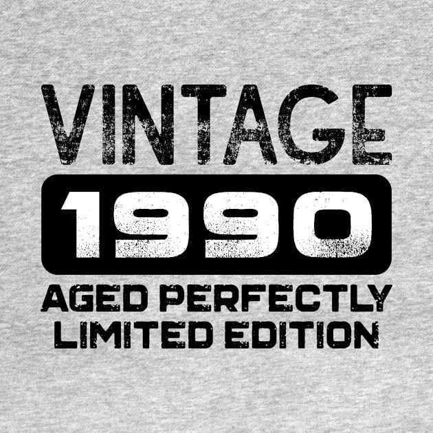 Birthday Gift Vintage 1990 Aged Perfectly by colorsplash